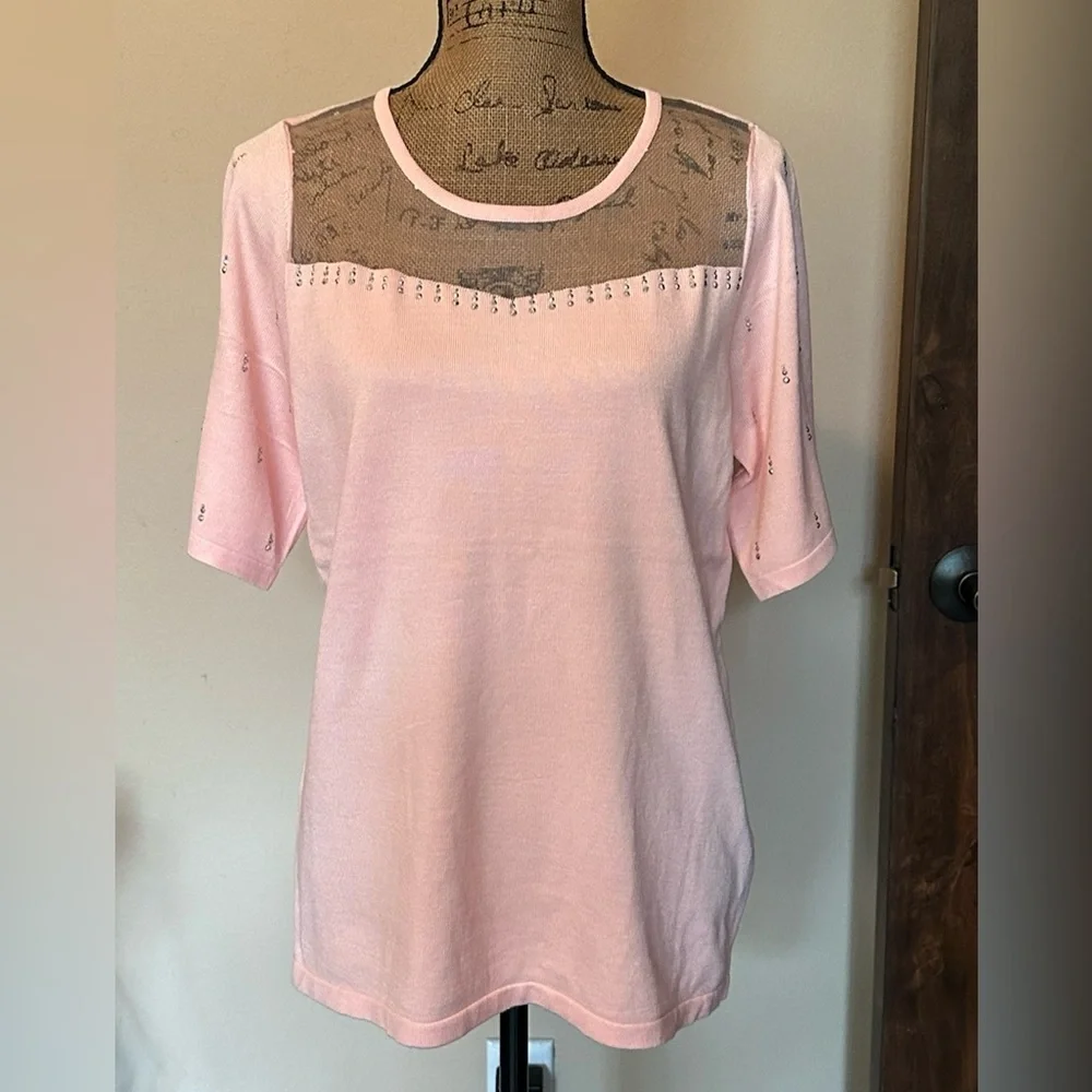 LAST ONE! Lovely short sleeved sweater-New with tag! - Picture 1 of 4